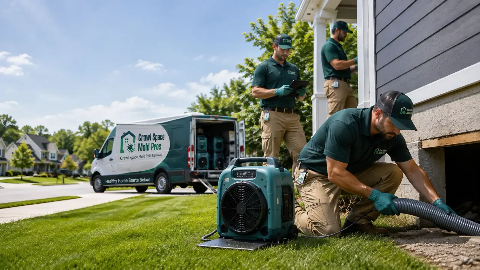 Crawl Space Mold Removal in Fort Bridger, WY